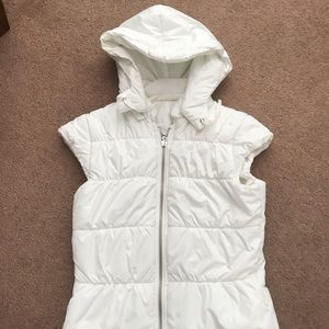 Candies Vintage Y2K white reversible puffy vest